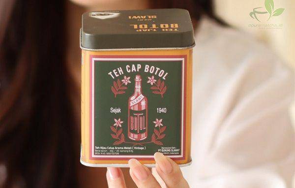 ilustrasi Teh Cap Botol (instagram.com/purematcha_id)