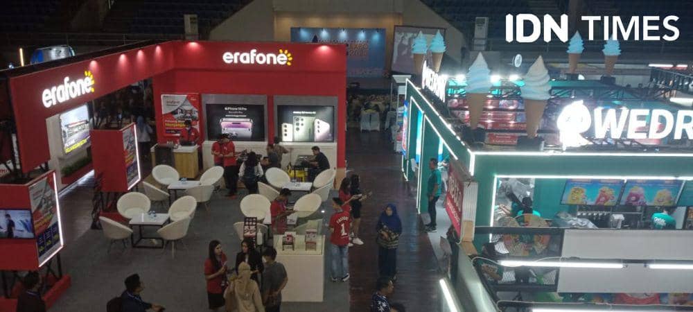 Pameran Waralaba Asosiasi Franchise Indonesia (AFI) dan Neo Expo Promosindo di PSCC Palembang (IDN Times/Rangga Erfizal)