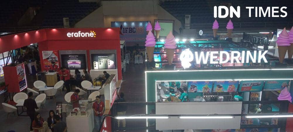 Pameran Waralaba Asosiasi Franchise Indonesia (AFI) dan Neo Expo Promosindo di PSCC Palembang (IDN Times/Rangga Erfizal)