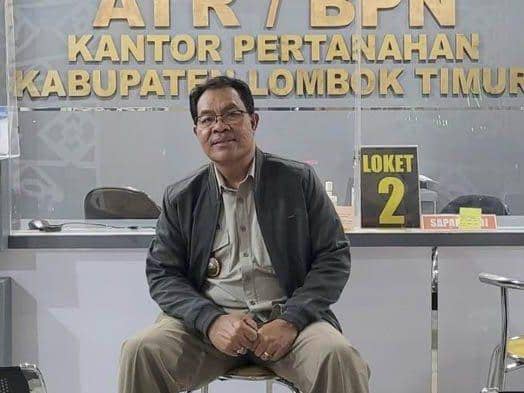 Kepala Kantor BPN Lombok Timur, Komang Suarta (Dok. Pribadi/Ruhaili)