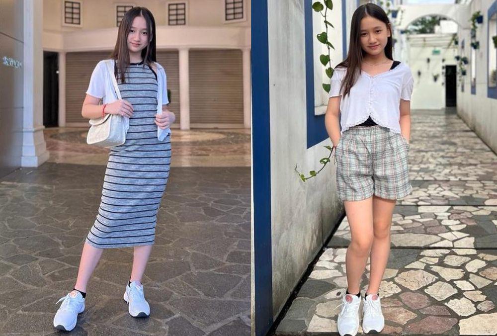 7 Ide Padu Padan Sneakers Putih ala Cathy JKT48, Cocok buat Hangout!