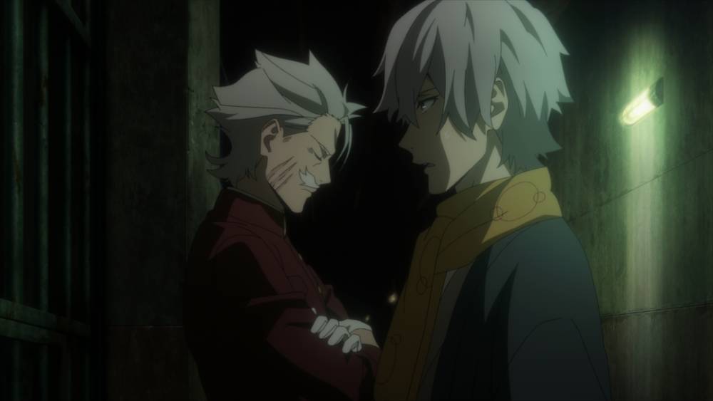 Ochi Fukuchi dan Yukichi Fukuzawa (dok. Bones/Bungou Stray Dogs)