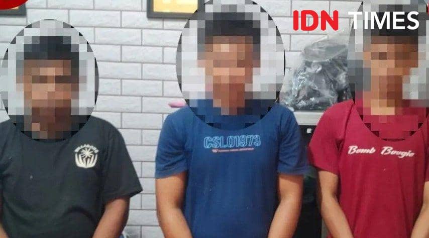 3 Pria Diamankan Polres Paser, Simpan Sabu dalam Dump Truk