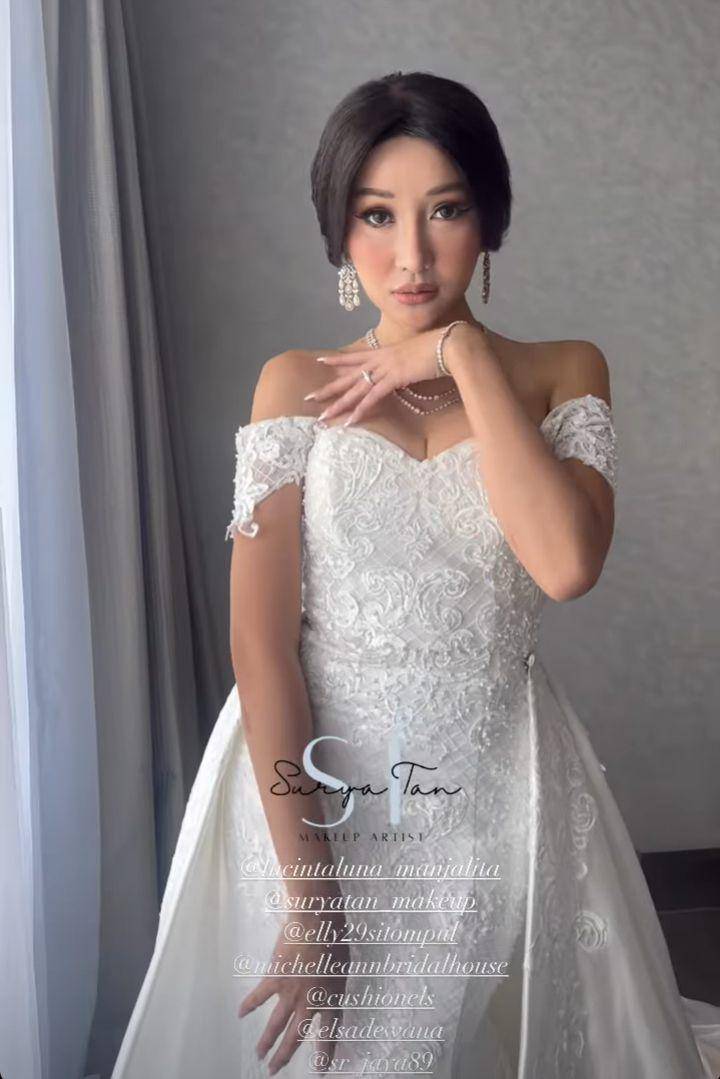Lucinta luna tunangan (Instagram.com/suryatan_makeup)