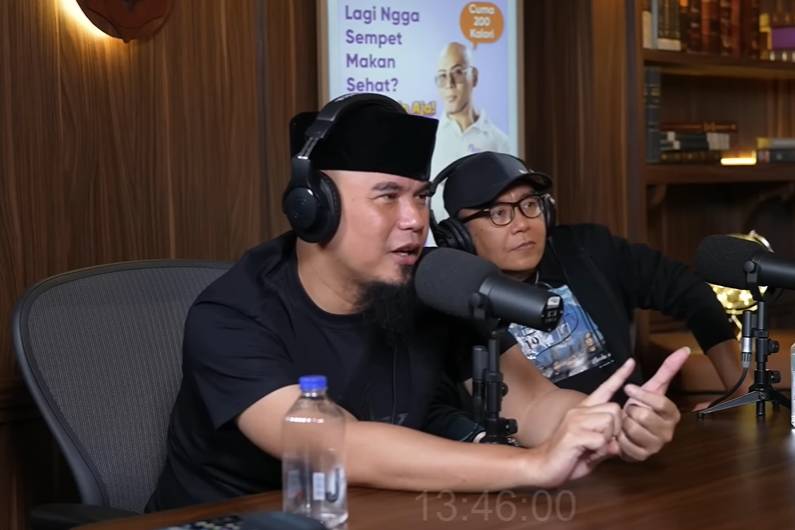 Ahmad Dhani di podcast Deddy Corbuzier (YouTube.com/Deddy Corbuzier)