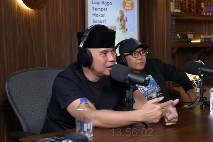 Ahmad Dhani di podcast Deddy Corbuzier (YouTube.com/Deddy Corbuzier)