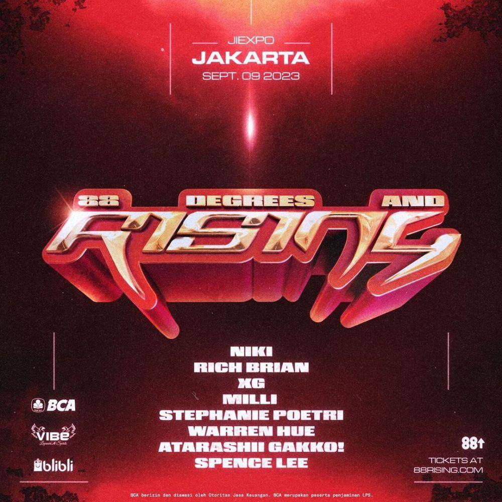 88 Degrees & Rising di Jakarta (instagram.com/hitcjakarta)