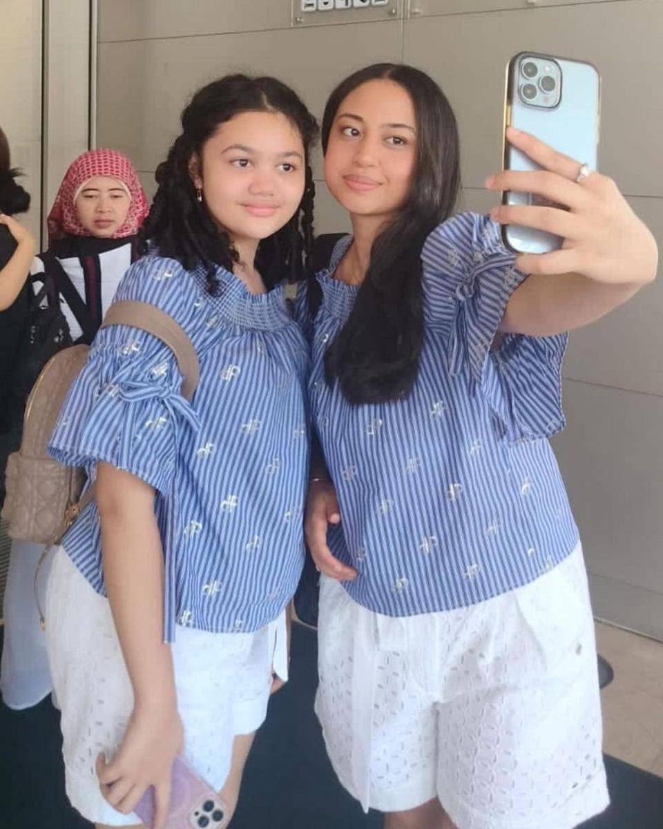 Amora dan saudara sambung (instagram.com/krisdayantilemos)