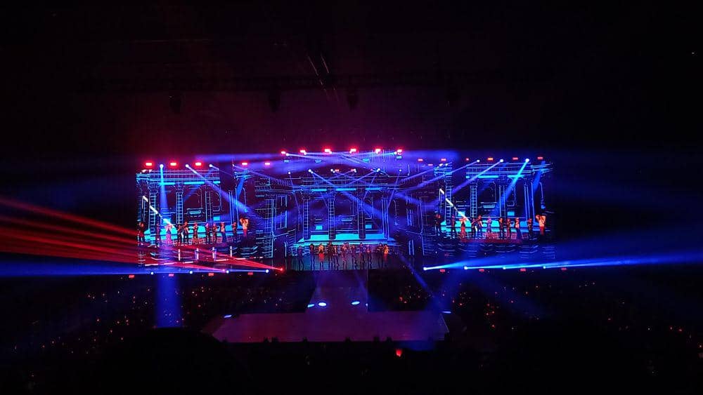 potret THE BOYZ di tur konser ZENERATION di Jakarta (dok. Pribadi/Ines Melia)