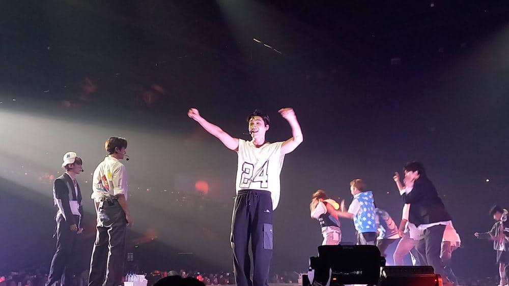 potret Kevin THE BOYZ di tur konser ZENERATION di Jakarta (dok. Pribadi/Ines Melia)