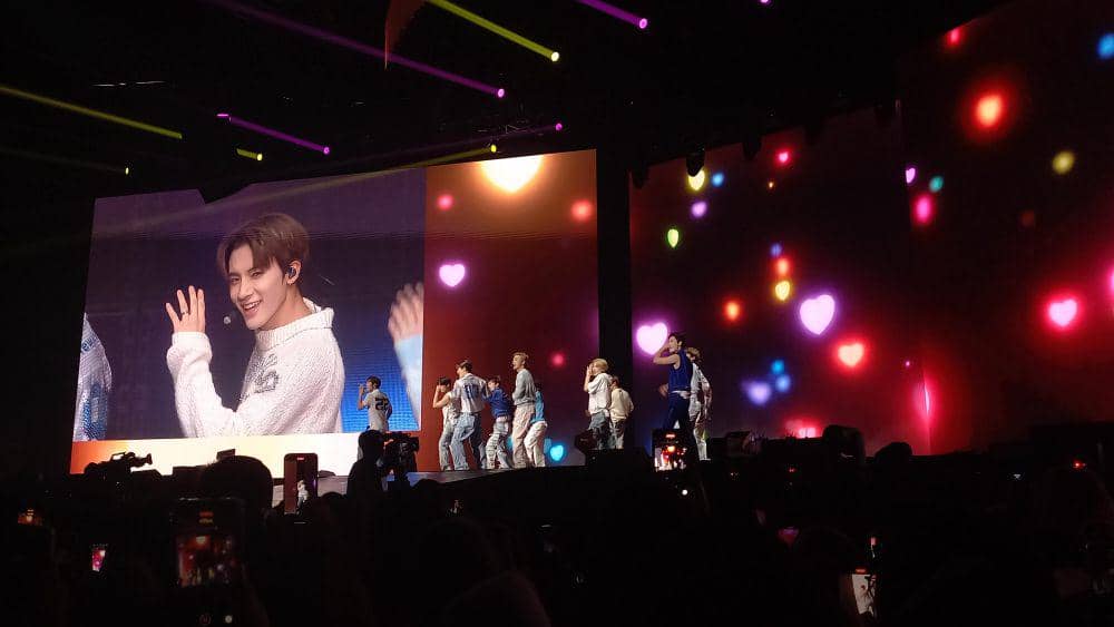 potret THE BOYZ di tur konser ZENERATION di Jakarta (dok. Pribadi/Ines Melia)