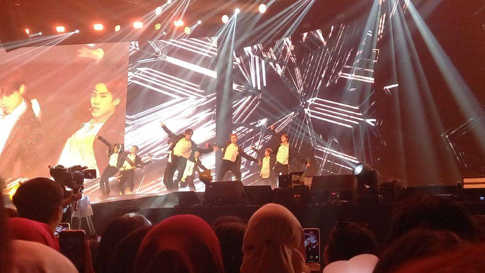 potret THE BOYZ di tur konser ZENERATION di Jakarta (dok. Pribadi/Ines Melia)