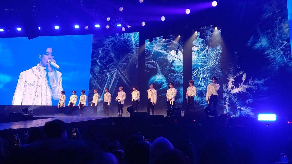 potret THE BOYZ di tur konser ZENERATION di Jakarta (dok. Pribadi/Ines Melia)