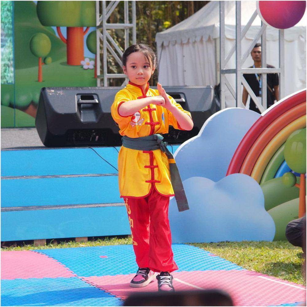 potret Gempi saat olahraga wushu (instagram.com/gadiiing)