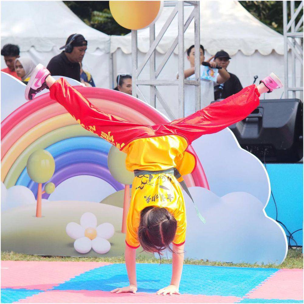 potret Gempi saat olahraga wushu (instagram.com/gadiiing)
