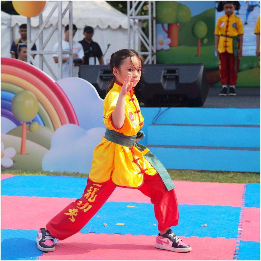 potret Gempi saat olahraga wushu (instagram.com/gadiiing)