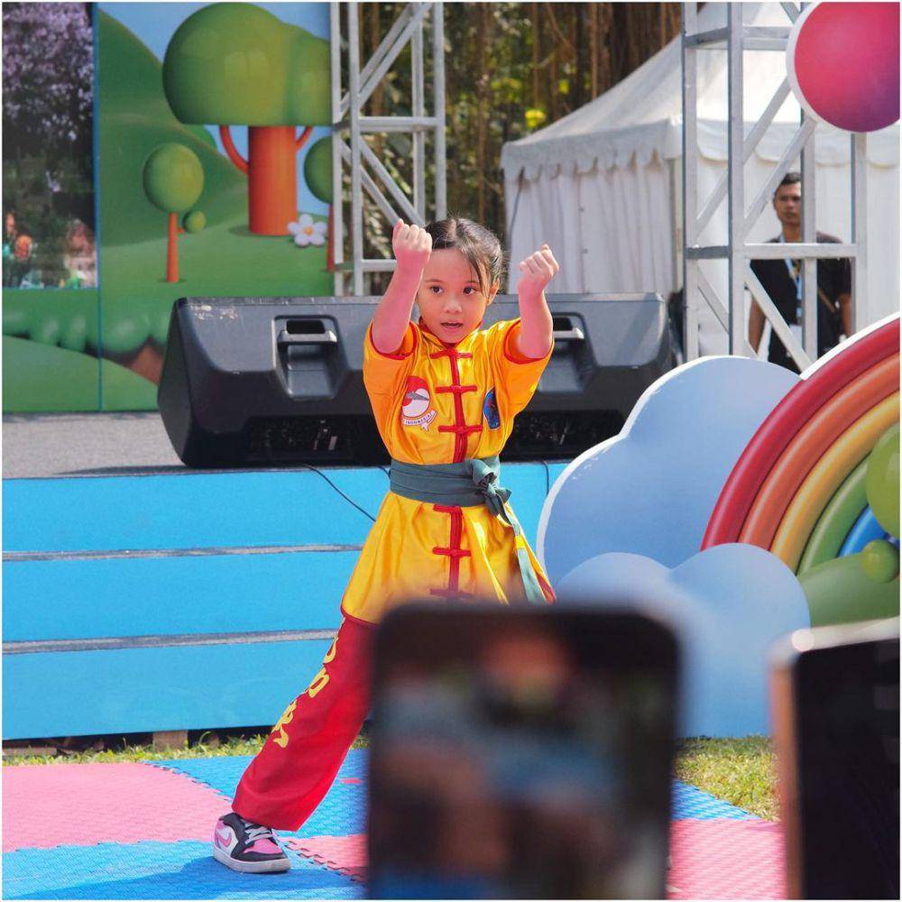 potret Gempi saat olahraga wushu (instagram.com/gadiiing)