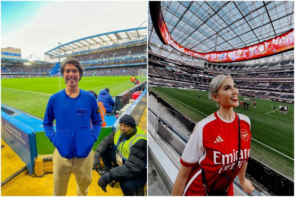 10 Artis yang Nonton Sepak Bola di Luar Negeri, ada Agnez Mo!