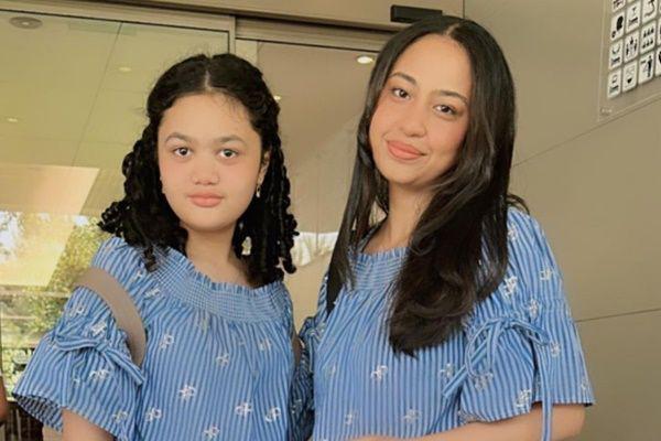 7 Potret Kedekatan Amora dan Athalia, Saudara Sambungnya
