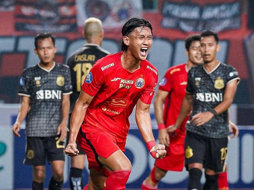Persija Jakarta saat menghadapi Bhayangkara FC pada putaran pertama di Liga 1 Indonesia 2023/2024. (instagram.com/persija)
