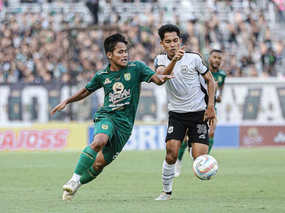 Persebaya Surabaya saat menghadapi RANS Nusantara pada putaran pertama di Liga 1 Indonesia 2023/2024. (instagram.com/officialpersebaya)
