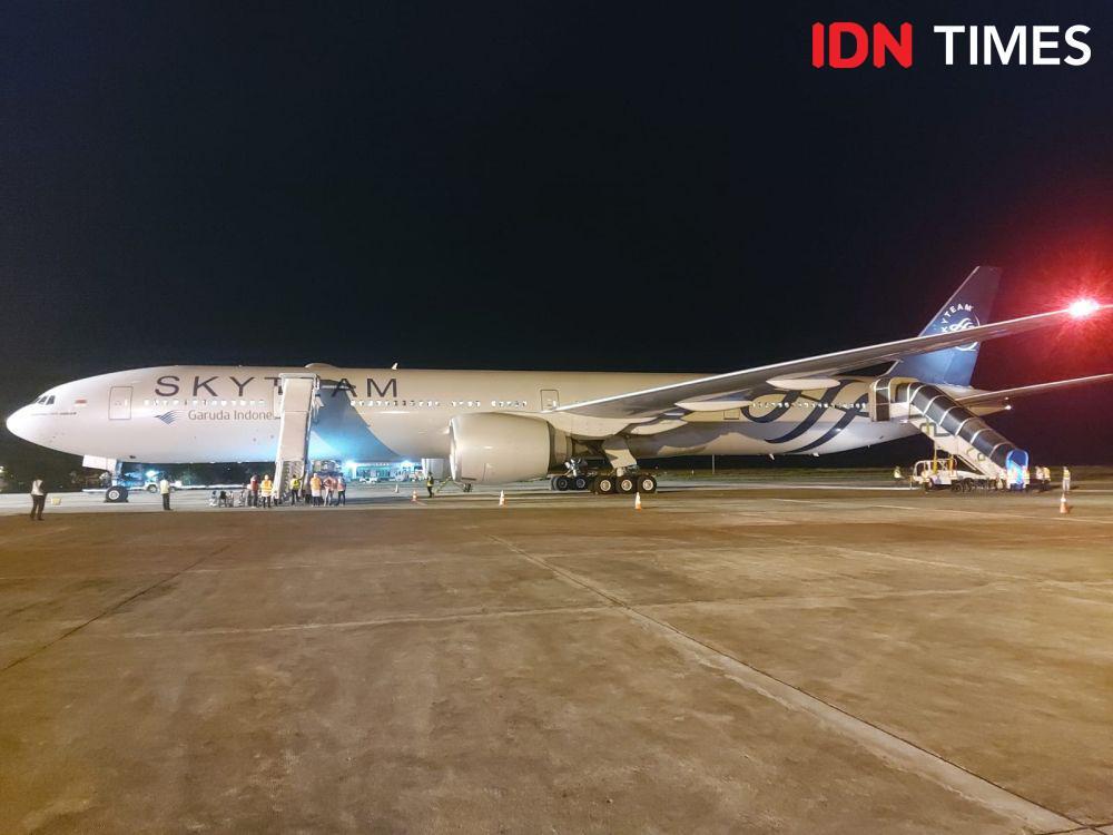 Pesawat Garuda Indonesia. (Dokumentasi Humas Garuda Indonesia untuk IDN Times)