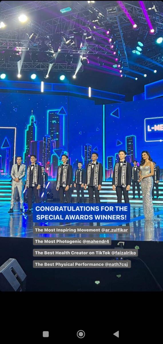 Penyandang gelar atribut dari LMen of The Year 2023 (instagram.com/lmen)
