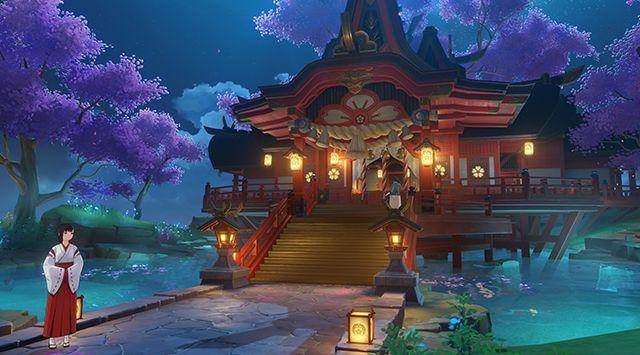Grand Narukami Shrine
di Inazuma (dok. HoYoverse/Genshin Impact)