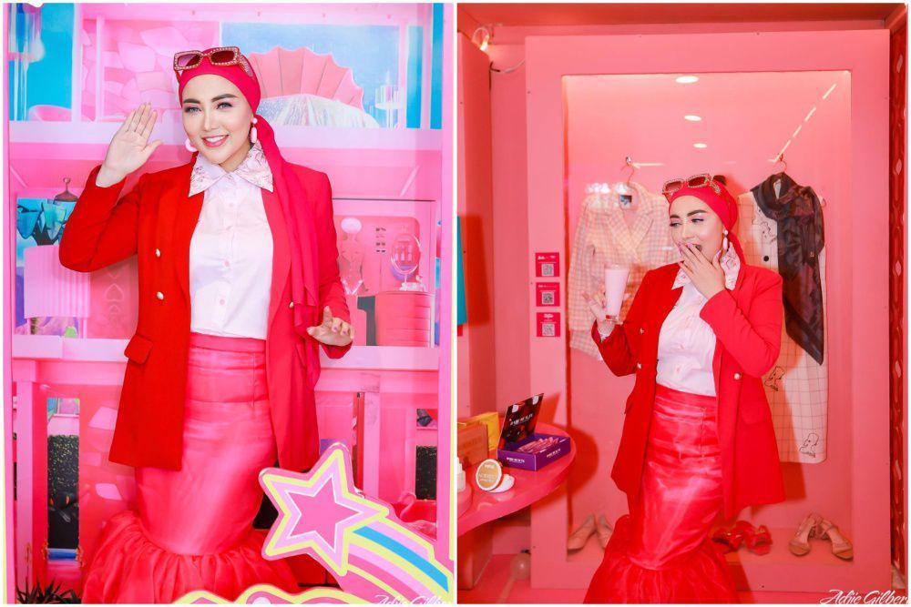 10 Potret Bella Shofie Tampil bak Barbie Berhijab