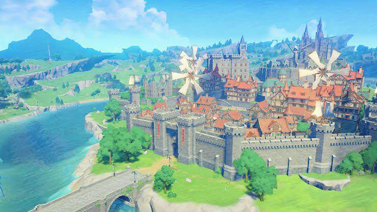 landscape Mondstadt (dok. HoYoverse/Genshin Impact)