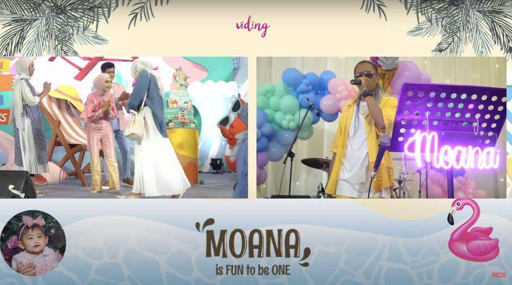 momen ulang tahun pertama Moana anak Ria Ricis dan Teuku Ryan (youtube.com/ricisofficial1795)