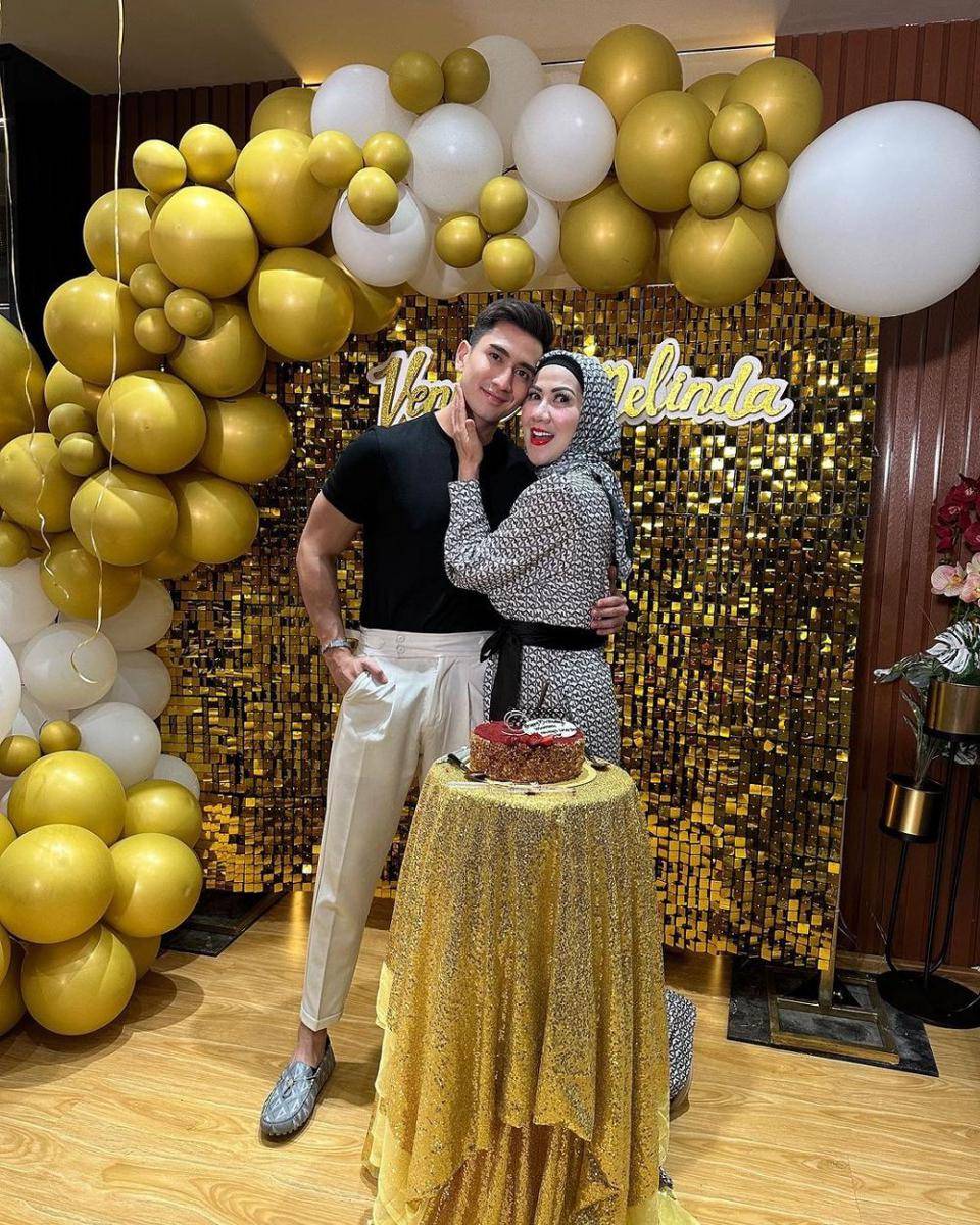 momen Verrell dan Athalla beri surprise untuk Venna Melinda (instagram.com/bramastavrl)