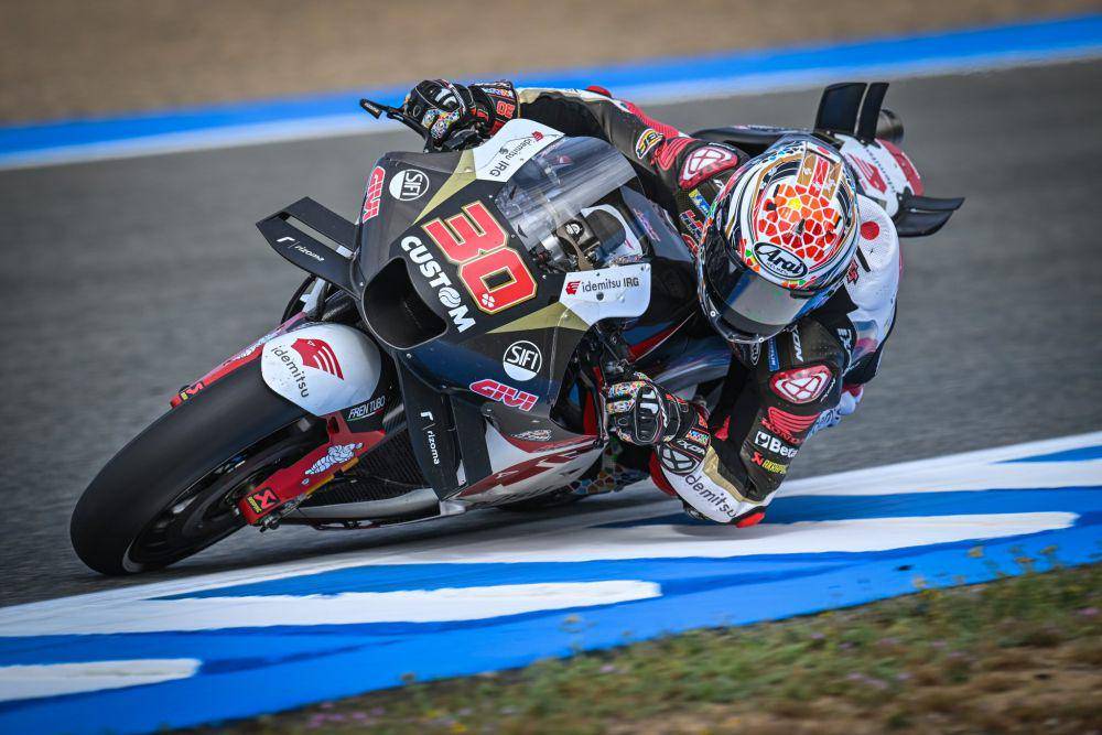 Takaaki Nakagami saat menjalani pekan balap GP Spanyol 2023. (twitter.com/takanakagami30)