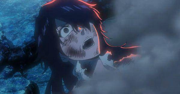 Bambietta terkapar akibat hantaman Bankai Komamura ( Dok. Pierrot / Bleach: Thousand-Year Blood War )