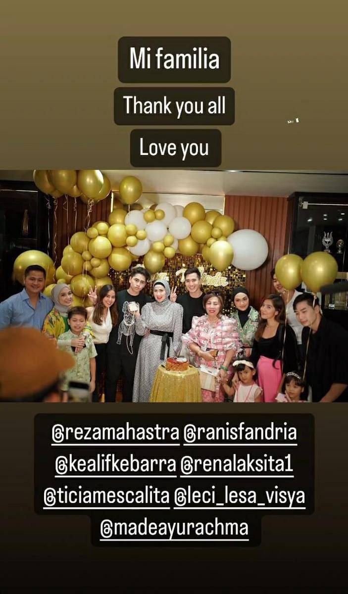 potret ulang tahun Venna Melinda (instagram.com/vennamelindareal)