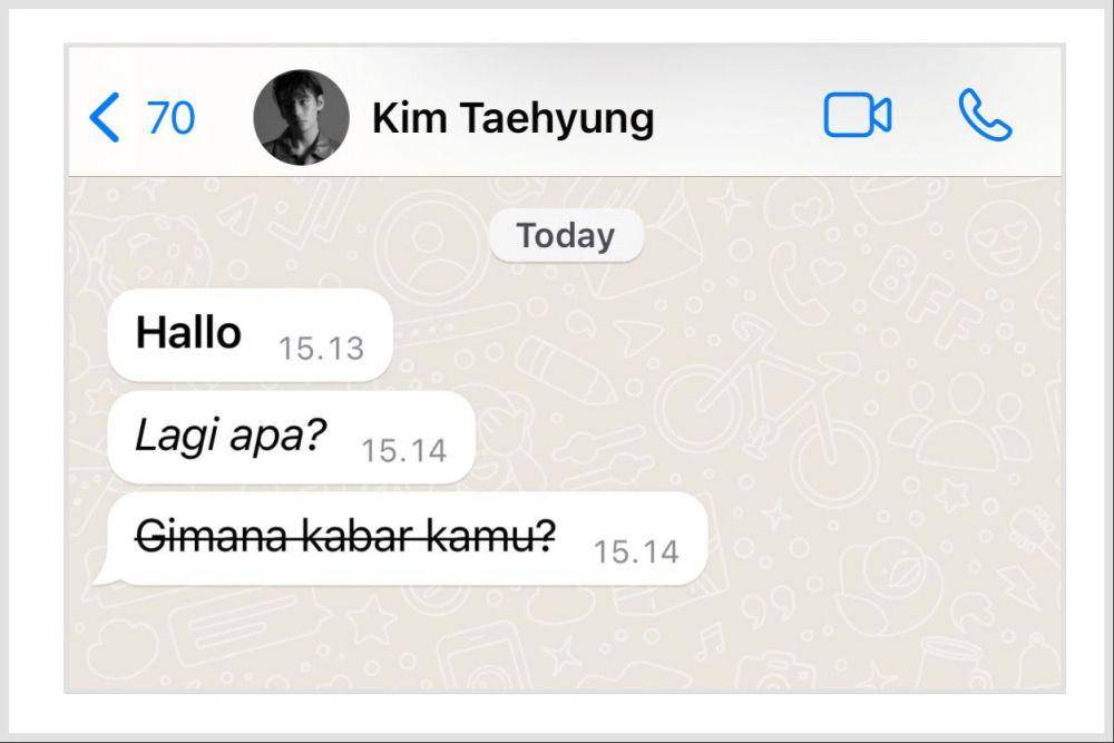 ilustrasi Font WhatsApp (dok. Putri Meliana A)