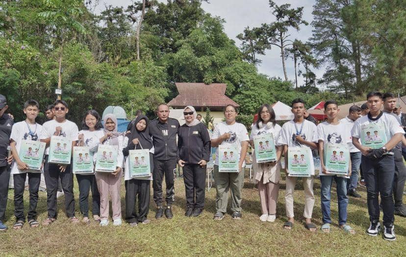 Keseruan SMAN 3 Medan mengikuti Camping Ilmiah di Tahura (Dok. Istimewa)