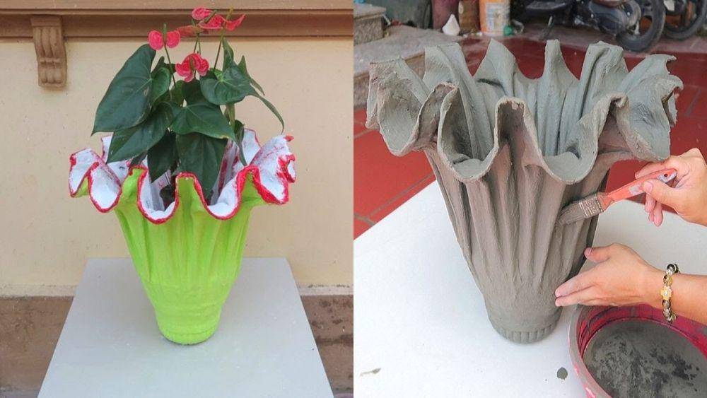Ilustrasi membuat perabotan rumah secara DIY (youtube.com/Construction - Products Cement)