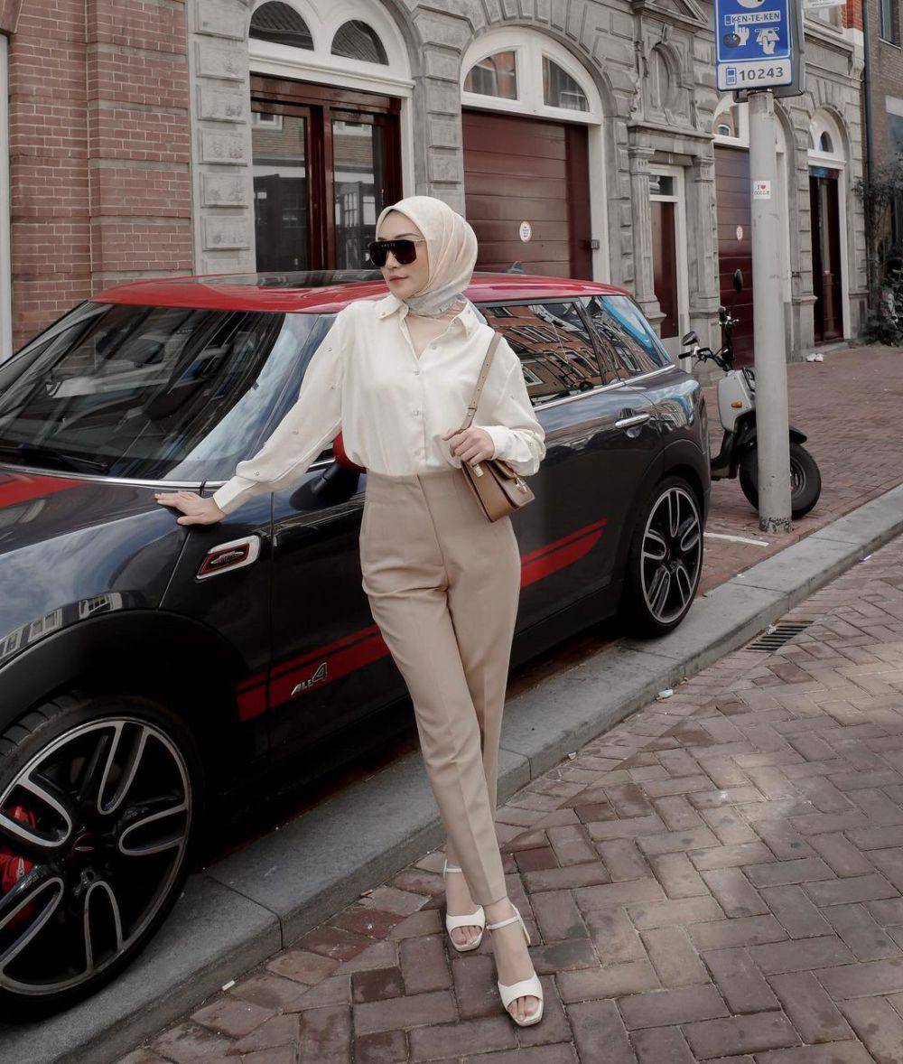 OOTD Melody Prima saat berlibur ke Eropa (instagram.com/melodyprima)