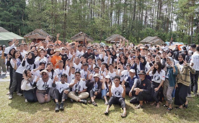 Keseruan SMAN 3 Medan mengikuti Camping Ilmiah di Tahura (Dok. Istimewa)