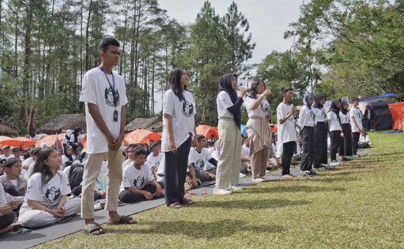 Keseruan SMAN 3 Medan mengikuti Camping Ilmiah di Tahura (Dok. Istimewa)