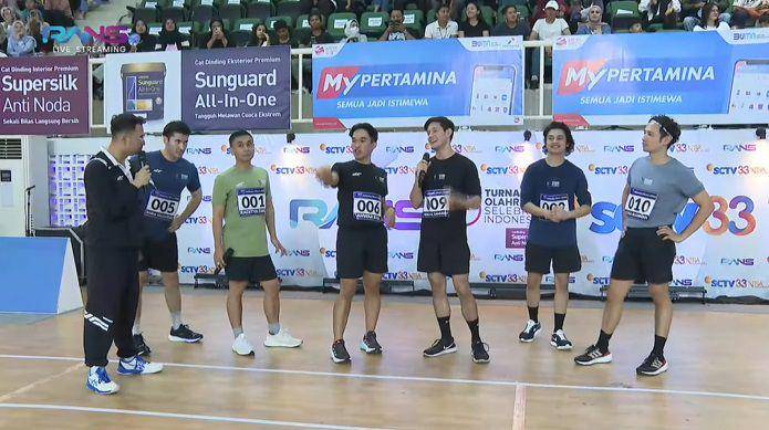 potret Bastian Steel juara lari 100 meter (youtube.com/Rans Entertainment)
