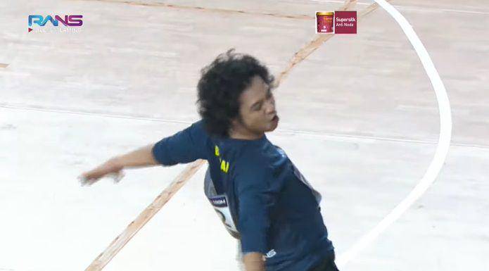 potret Bastian Steel juara lari 100 meter (youtube.com/Rans Entertainment)
