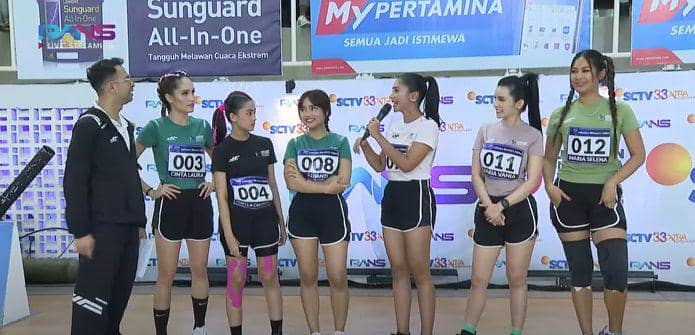 potret Cinta Laura juara lari 100 meter (youtube.com/Rans Entertainment)
