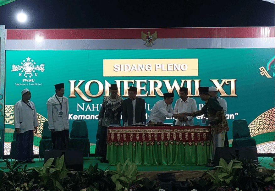 Sidang pleno Konferwil IX PWNU Provinsi Lampung.. (Dok. NU Lampung).