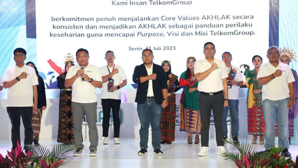 Telkom Sukses Gelar AKHLAK Culture Festival TelkomGroup 2023