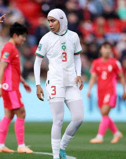 Nouhaila Benzina di Piala Dunia 2023 (instagram.com/benzinanouhaila)