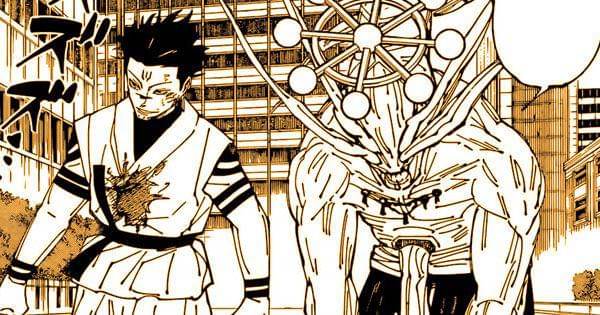 Sukuna dan Mahoraga ( Dok. Mangaplus / Jujutsu Kaisen )