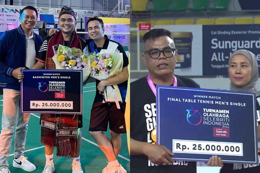 7 Potret Artis yang Jadi Juara Turnamen Olahraga Selebriti Indonesia