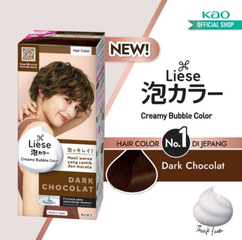 Liese Bubble Hair Color Foam (tokopedia.com/kao)